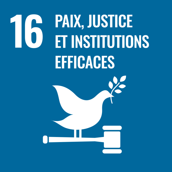 16. Paix, justice et institutions efficases 16. Paix, justice et institutions efficases