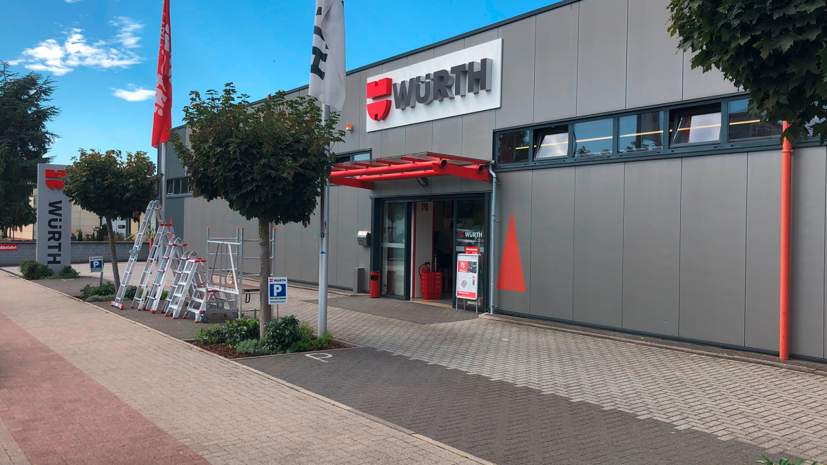 Shop-kereső a Würth alkalmazásban