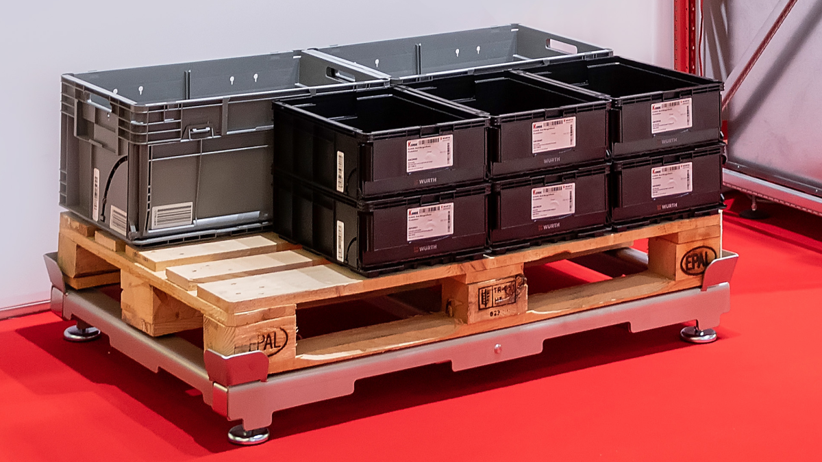 iSCALE pal - Pallet with integrated weighing system