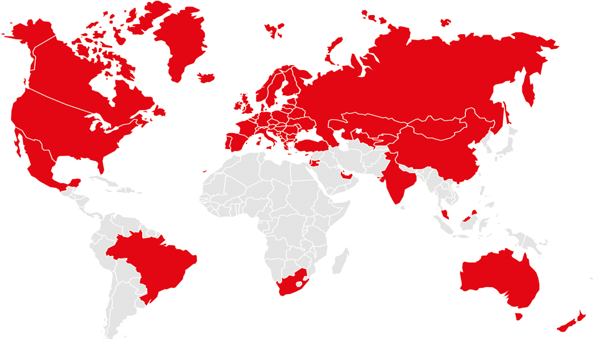 Internationaler Arbeitgeber Standorte weltweit