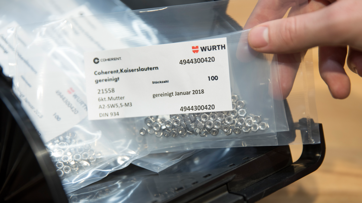 Packaging Requirements for Technically Clean Fasteners