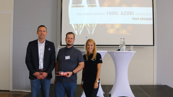Würth Industrie Service welcomes its 1,000th apprentice Würth Industrie Service welcomes its 1,000th apprentice